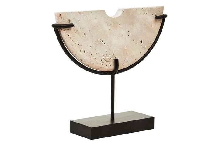 Corvessa Sculpture Travertine Small