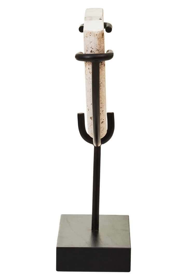 Corvessa Sculpture Travertine Small