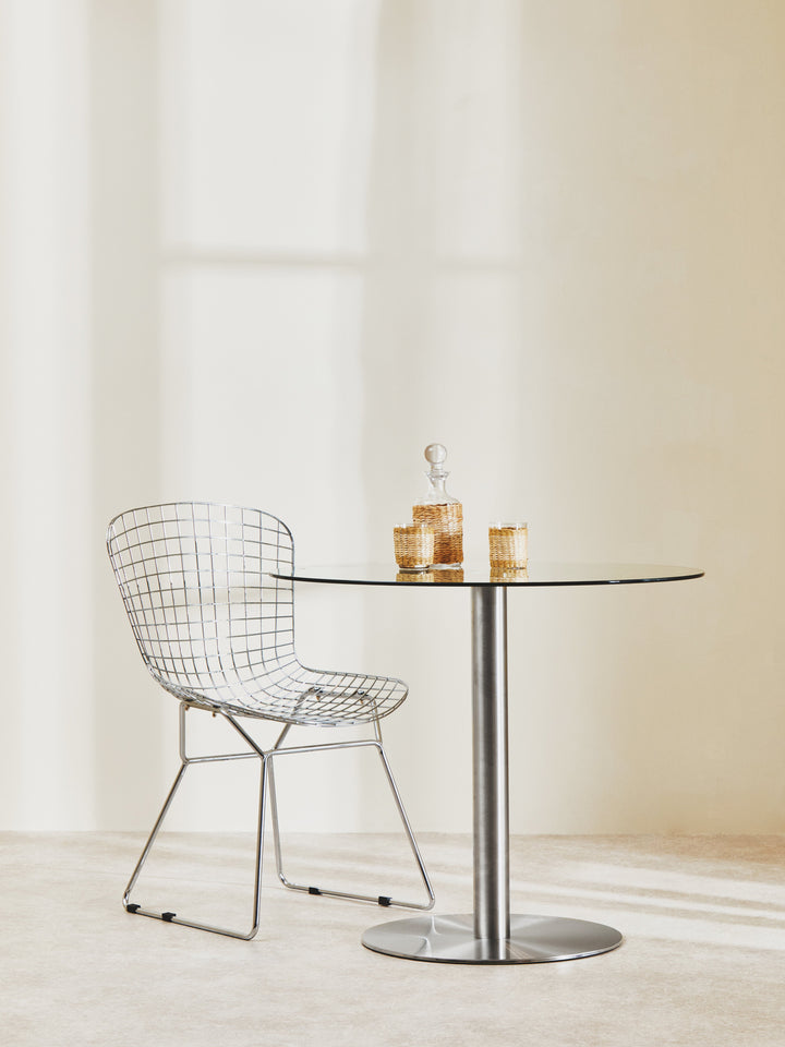 Metropolitan Round Silver Dining Table