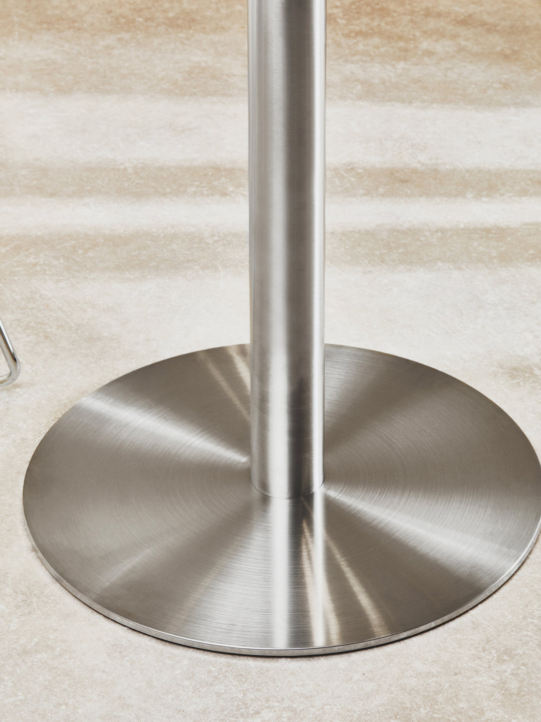 Metropolitan Round Silver Dining Table