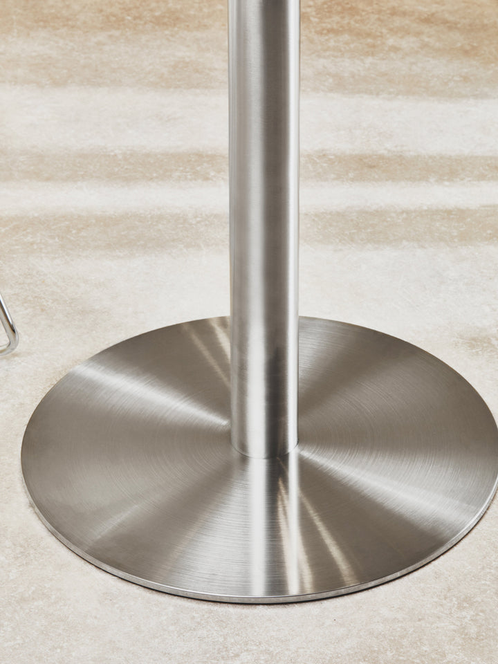 Metropolitan Round Silver Dining Table