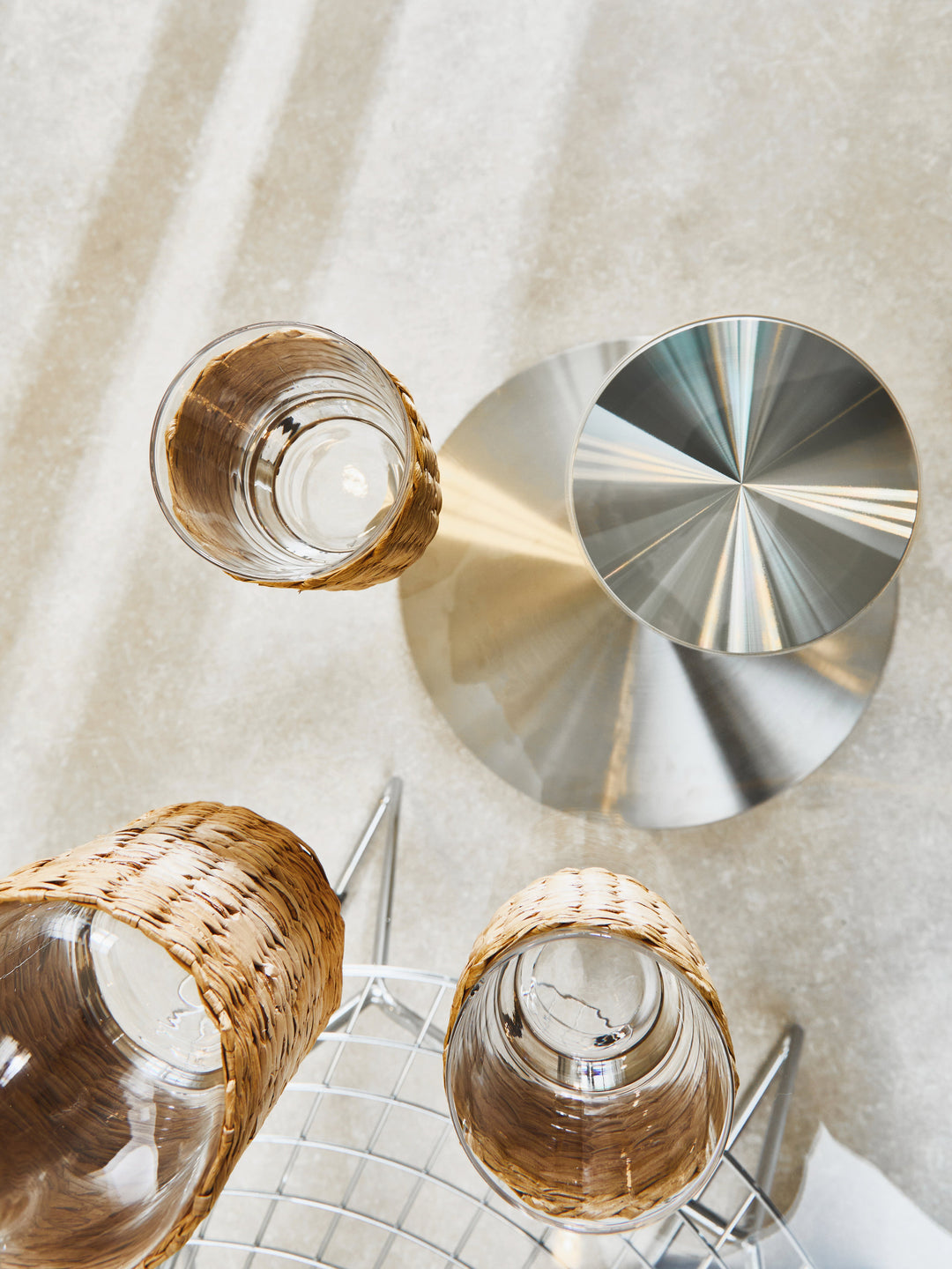 Metropolitan Round Silver Dining Table