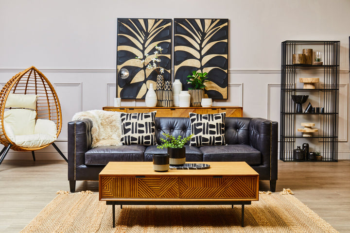 Reed Natural Rattan Effect Chair