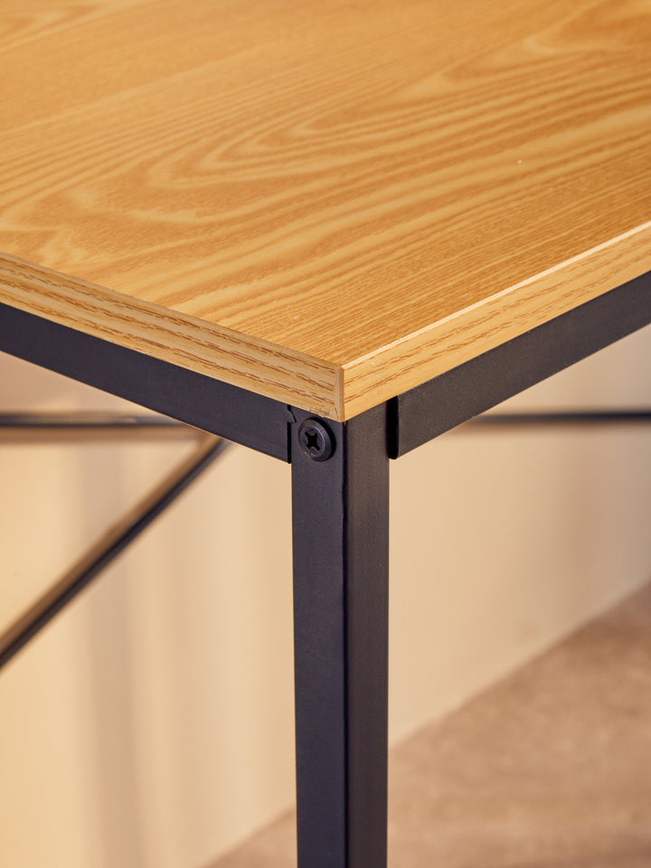 Laxton Desk in Light Yellow Finish