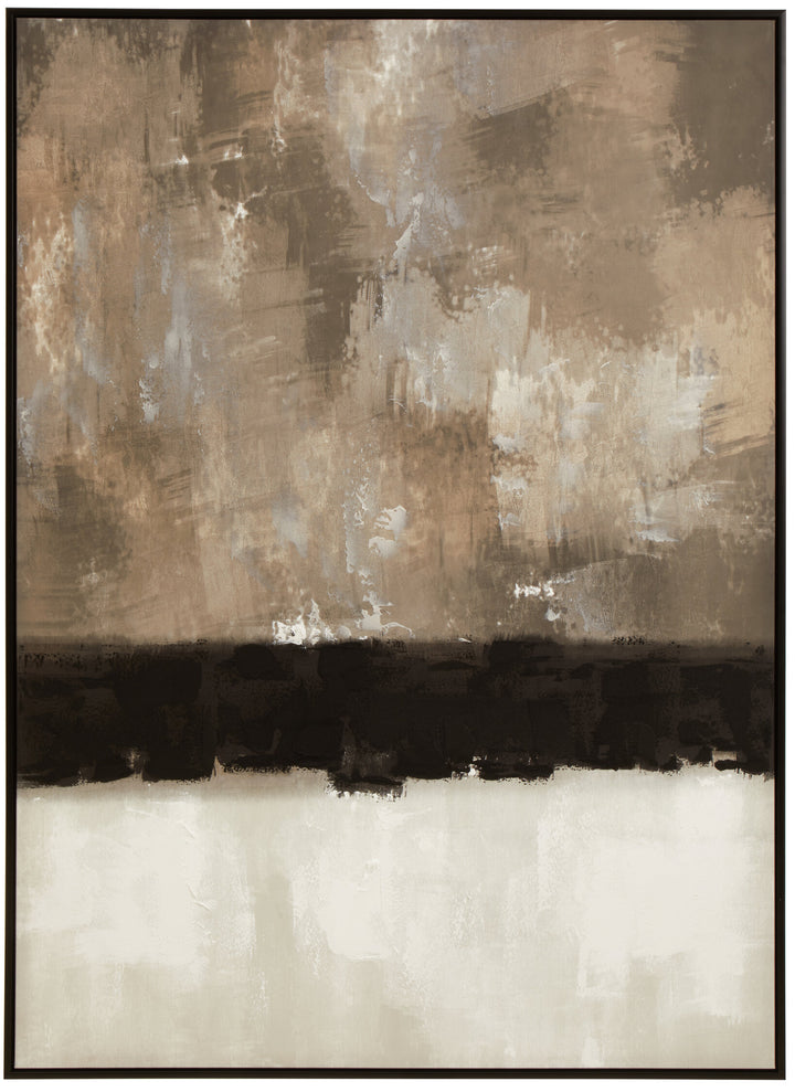 Textured Monochrome Art Sundown Canvas Wall
