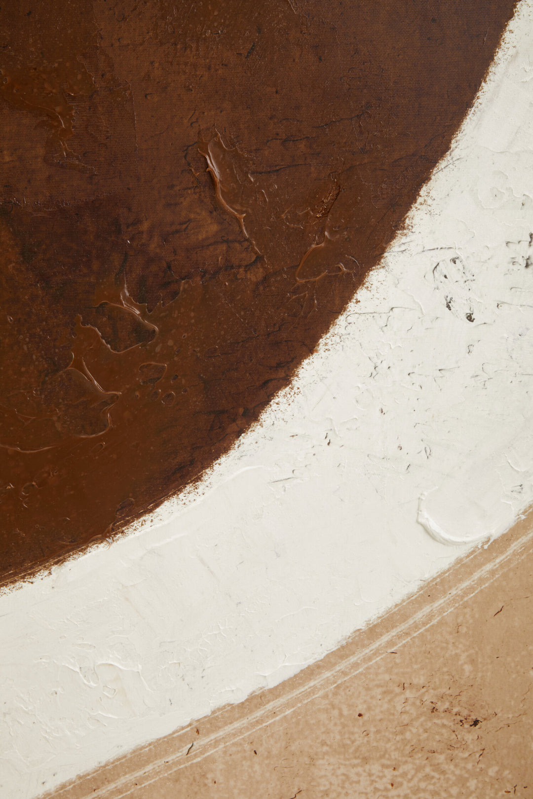 Sundown Textured Wall Natural Art Brown and