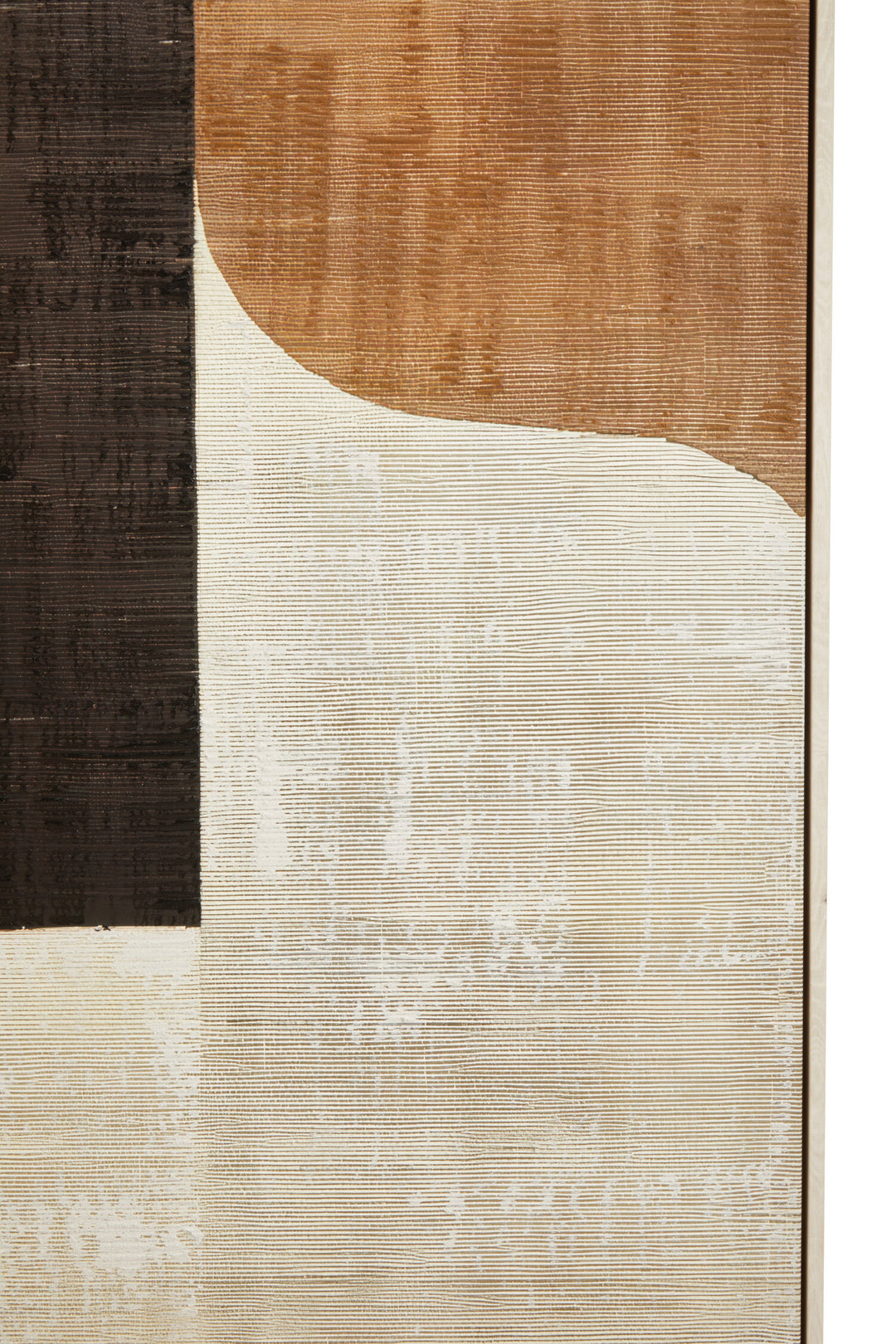 Wall Art Abstract Canvas Sundown Textured Neutral