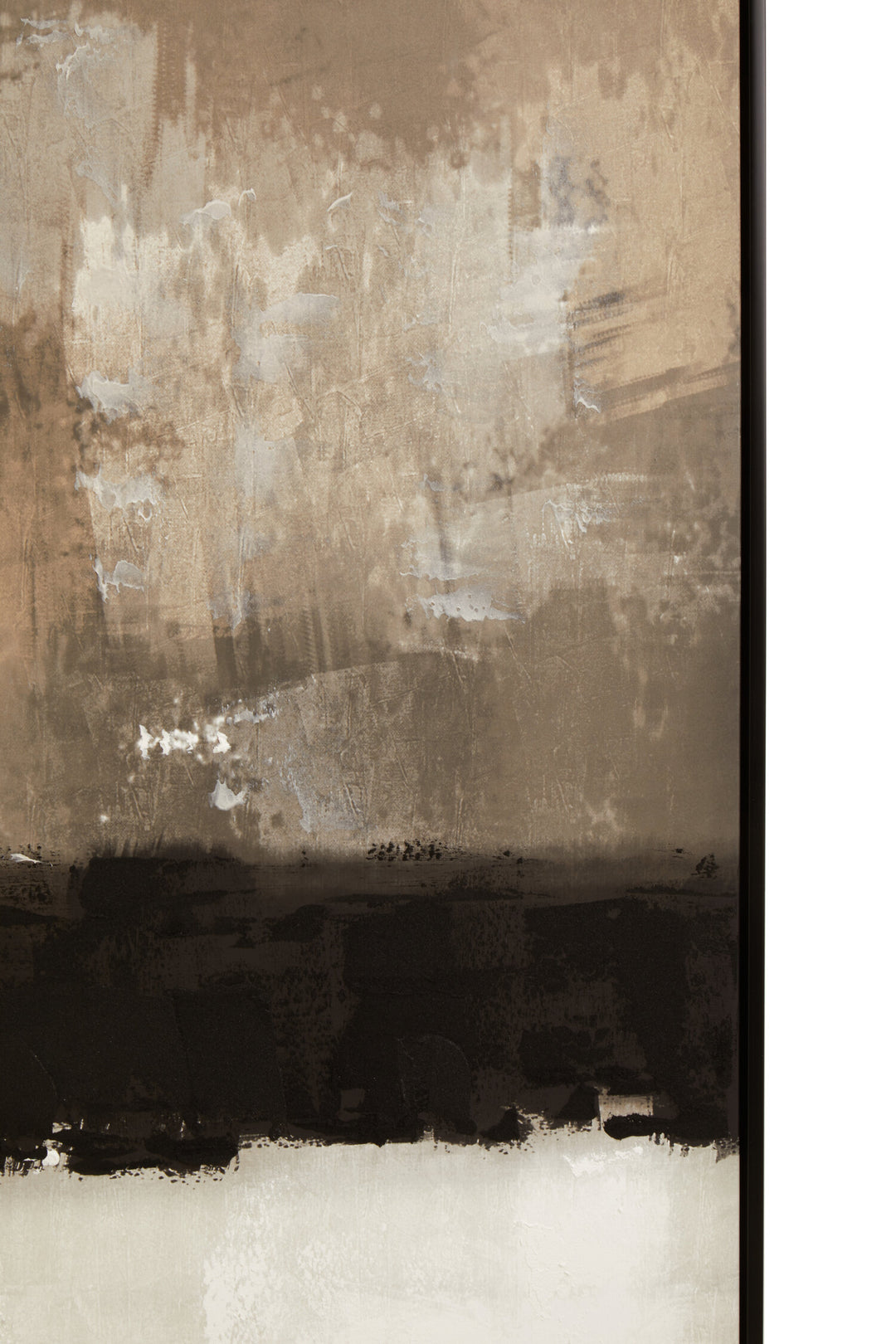 Textured Monochrome Art Sundown Canvas Wall