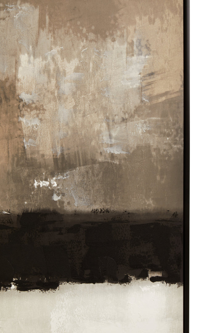 Textured Monochrome Art Sundown Canvas Wall