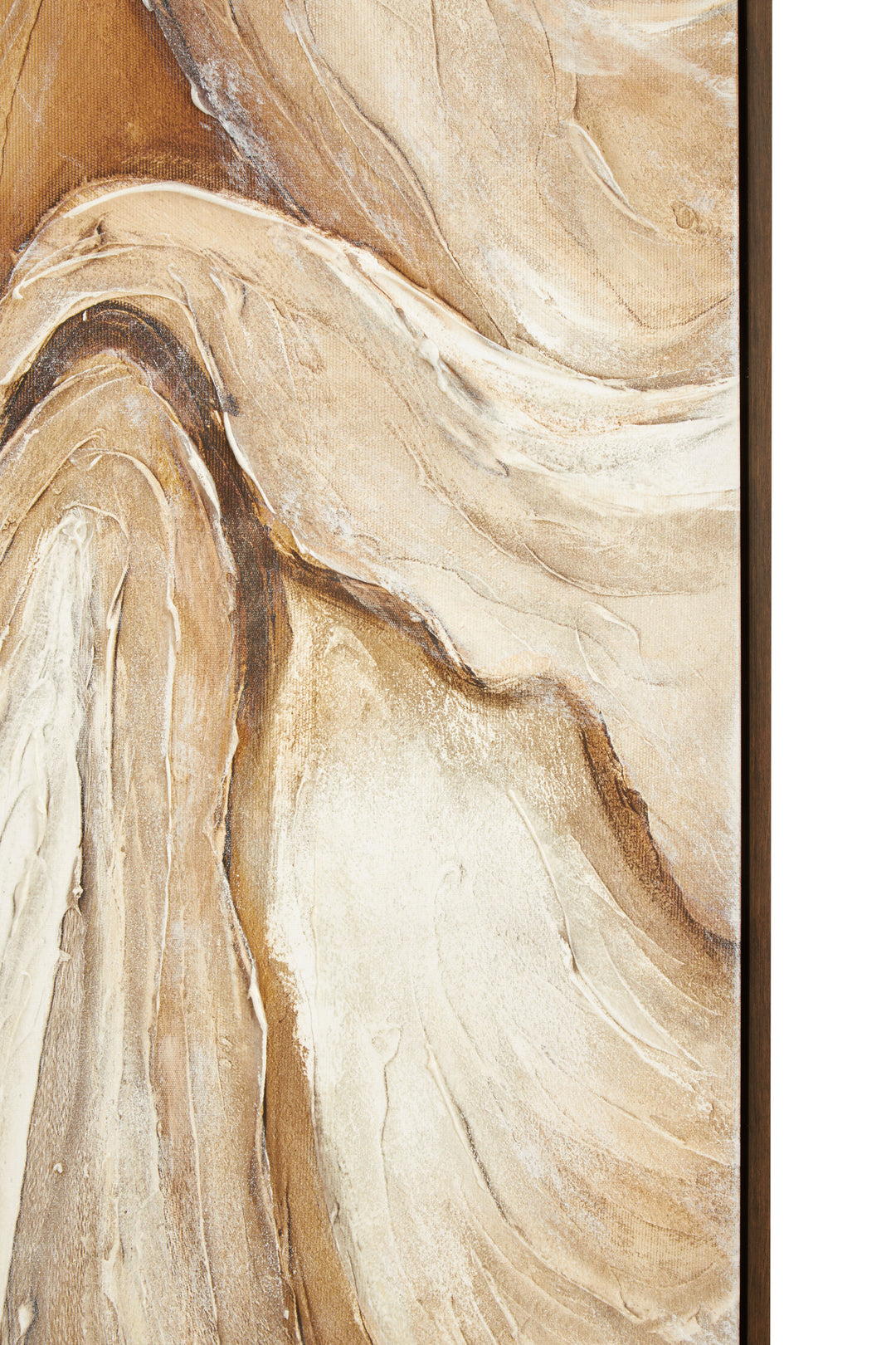 Abstract Neutral Art Wall Sundown Textured
