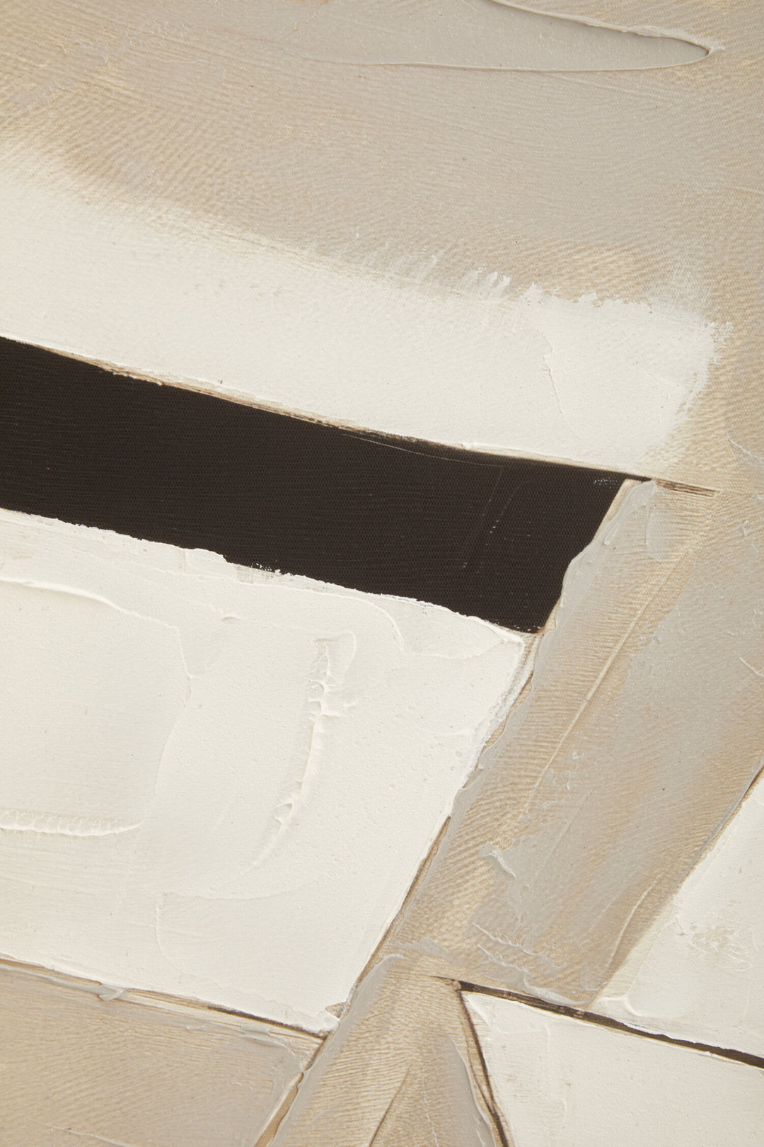 Art Wall Textured Abstract Sundown Monochrome