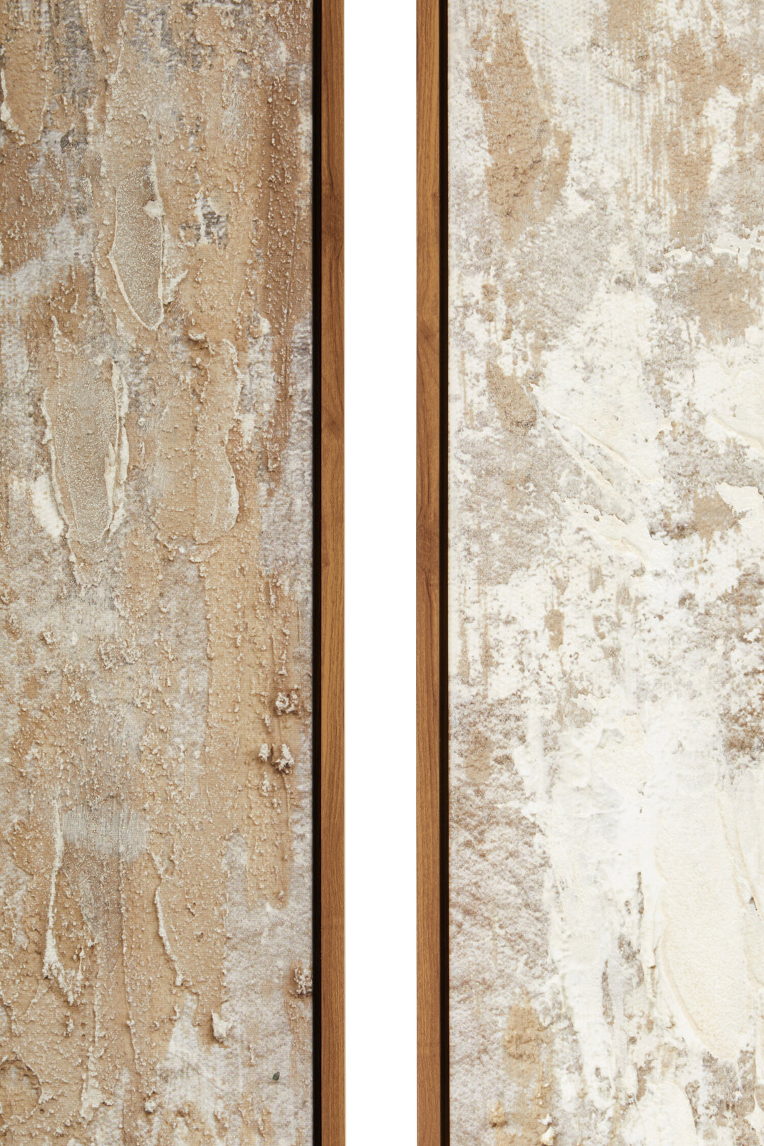 Wall 2 Neutral of Tones Textured Set Sundown Art