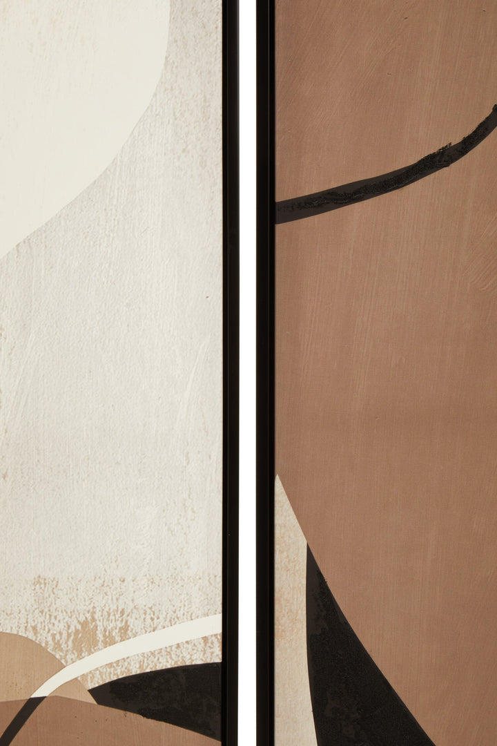 Abstract Sundown Tones Canvas Art 2 of Earthy Wall Set