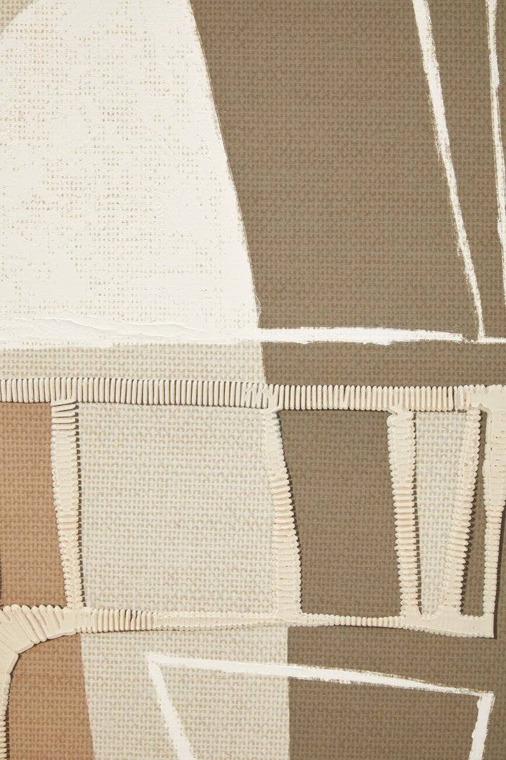 Sundown Canvas Art 2 Abstract of Neutral Set Wall