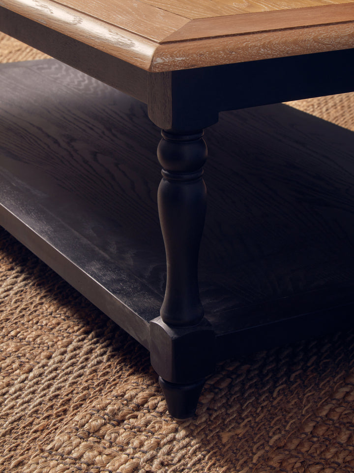 Kensington Townhouse Coffee Table with Antique Finish