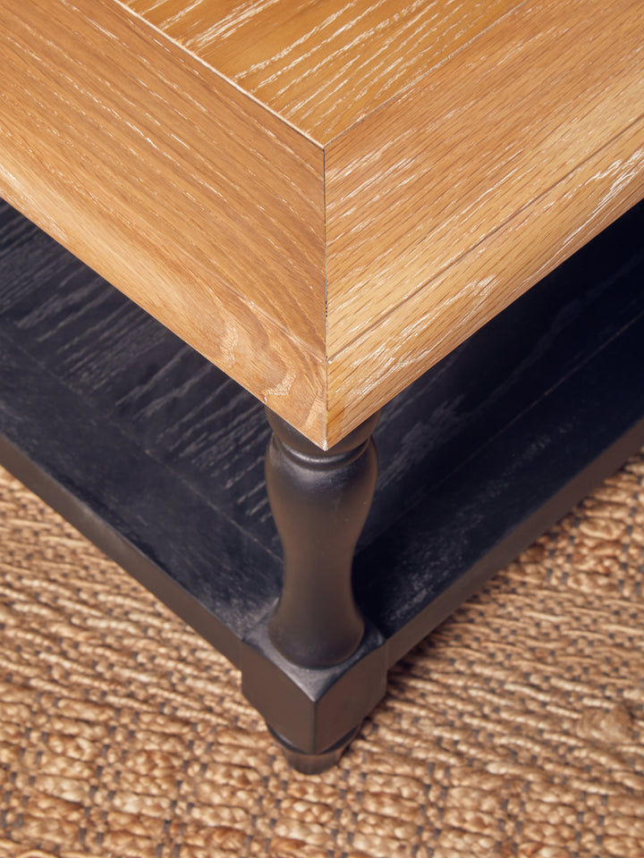 Kensington Townhouse Coffee Table with Antique Finish