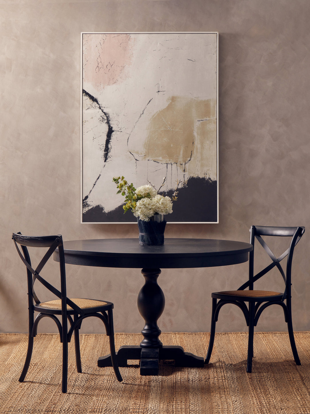 Lyon Oak Round Dining Table