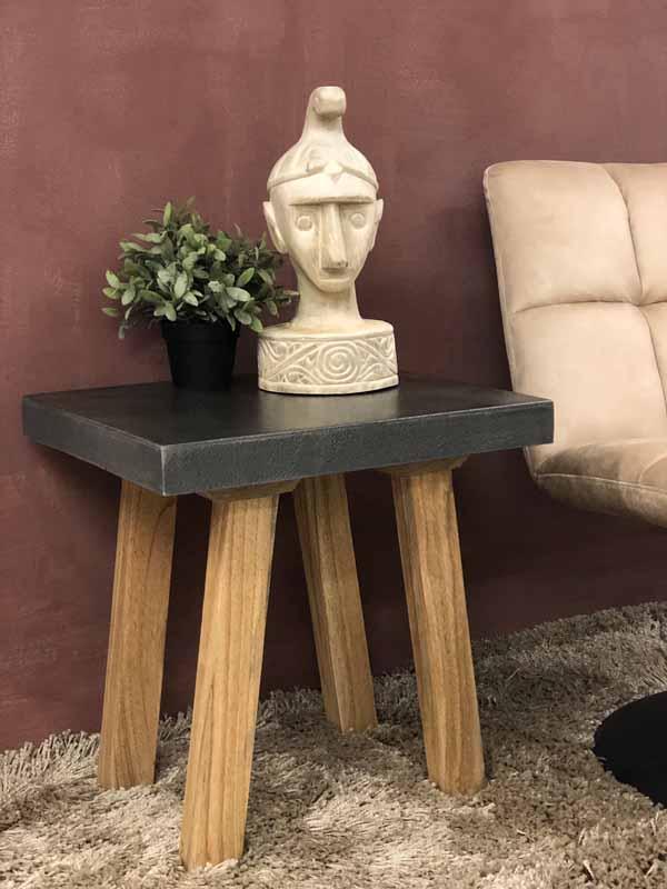 Ferrowe Rectangular Lamp Table