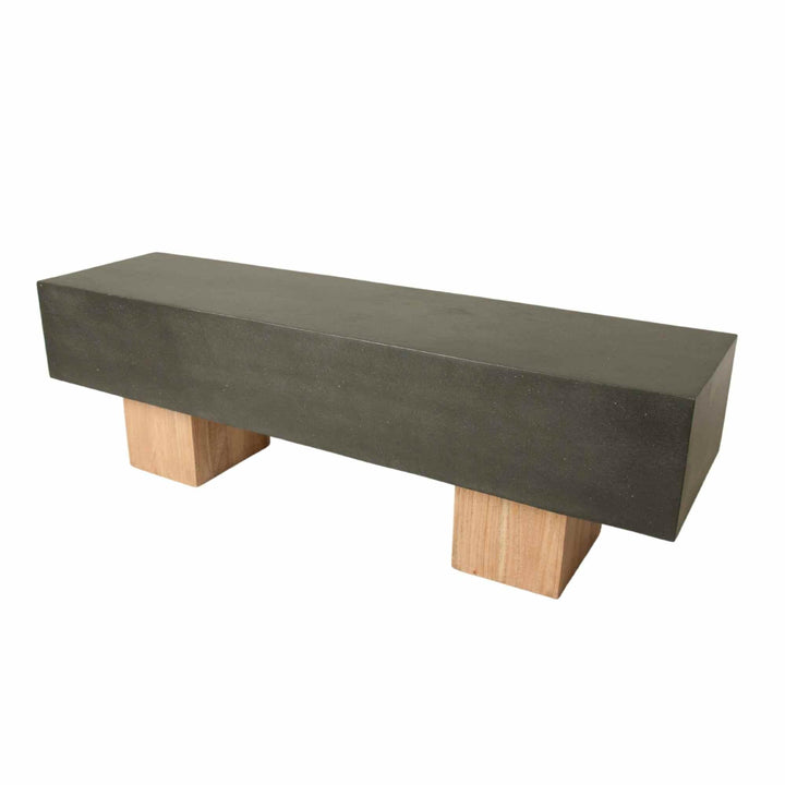 Ferrowe Dark Steel Bench