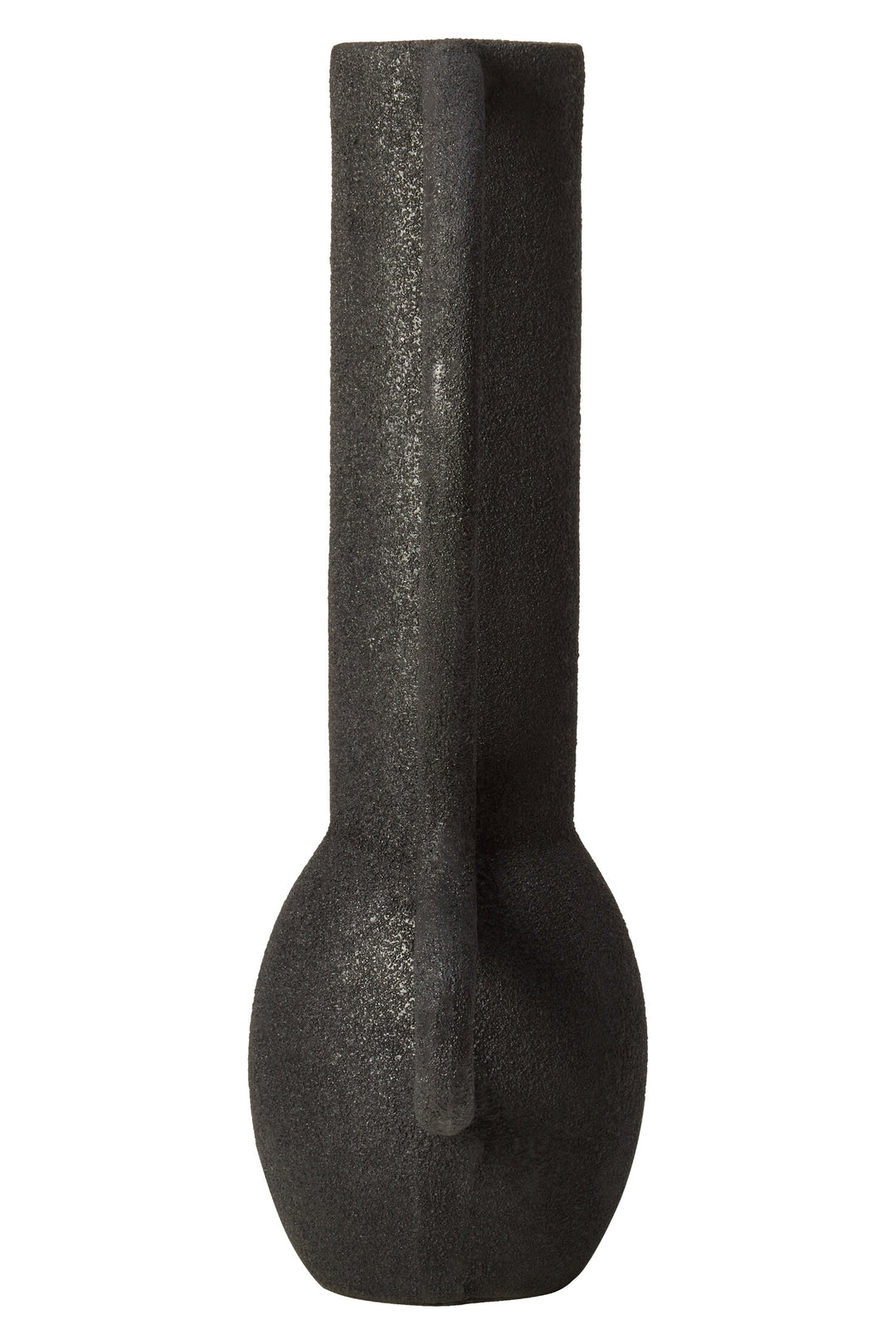 Black Textured Elvaris Large Vase