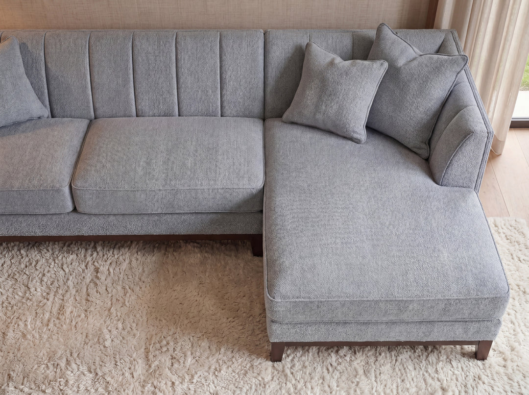 Aluxo Cooper Left Hand Corner Sofa – Dolphin Boucle Fabric