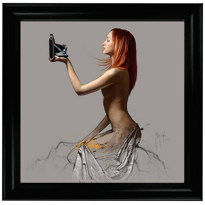 Nude Selfie Sketch