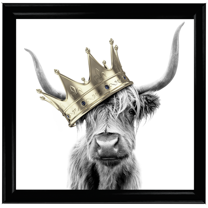AN347 Crowned Cow Gold
