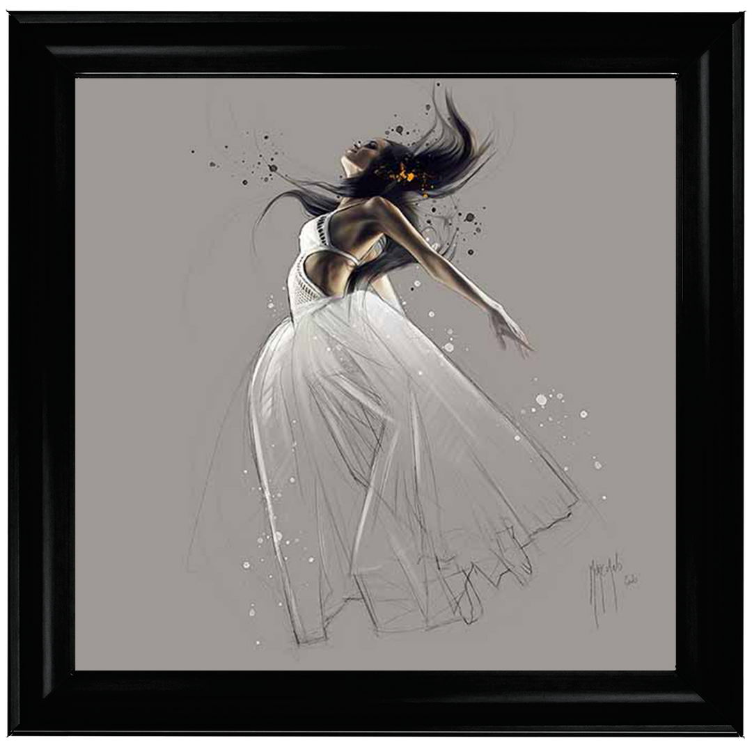 White Gown Sketch