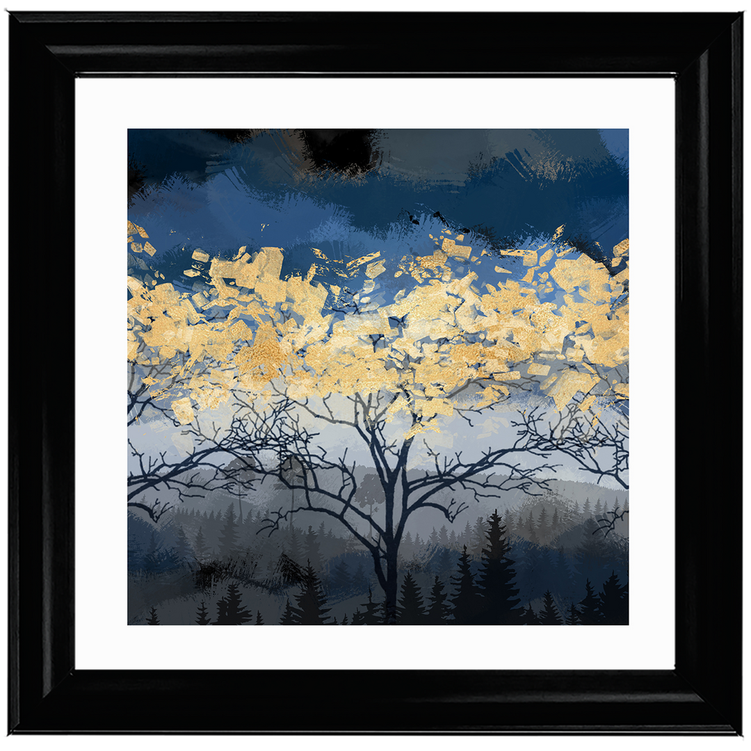 LS195 Lone Blue Tree