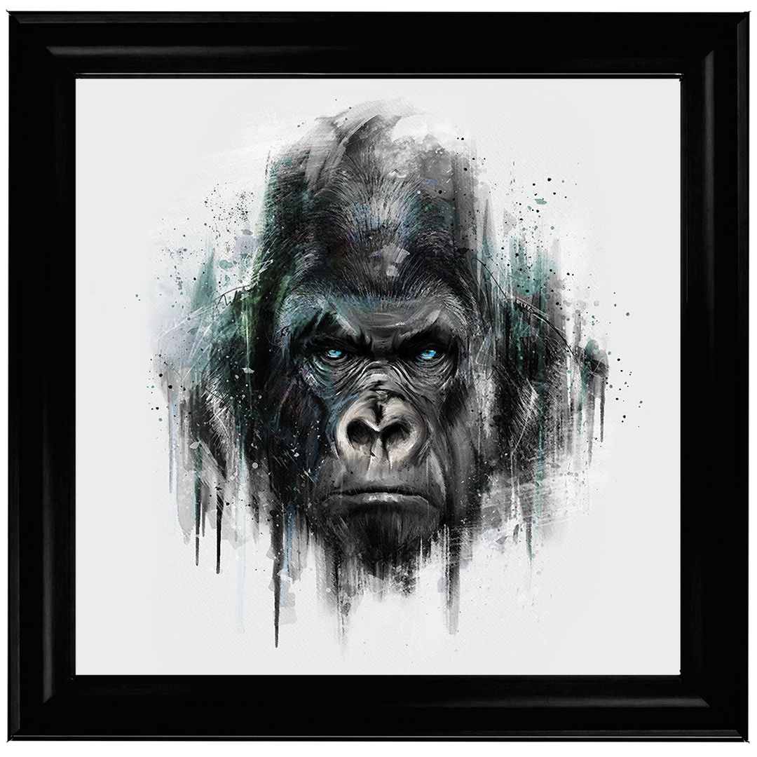 AN416 Blue Gorilla Watercolour