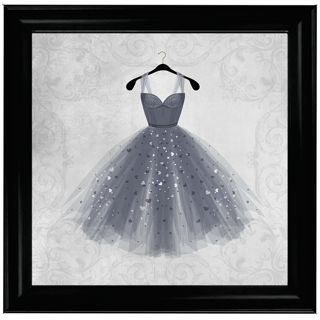 FS116 Black Dress Shimmer
