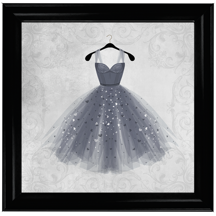 FS116 Black Dress Shimmer