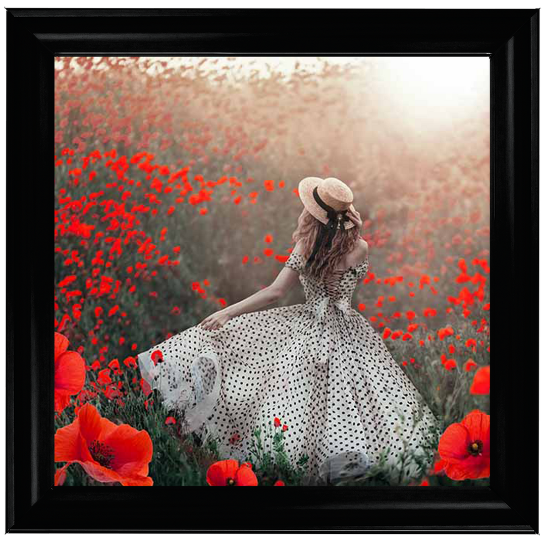 Stroll In A Field of Poppies