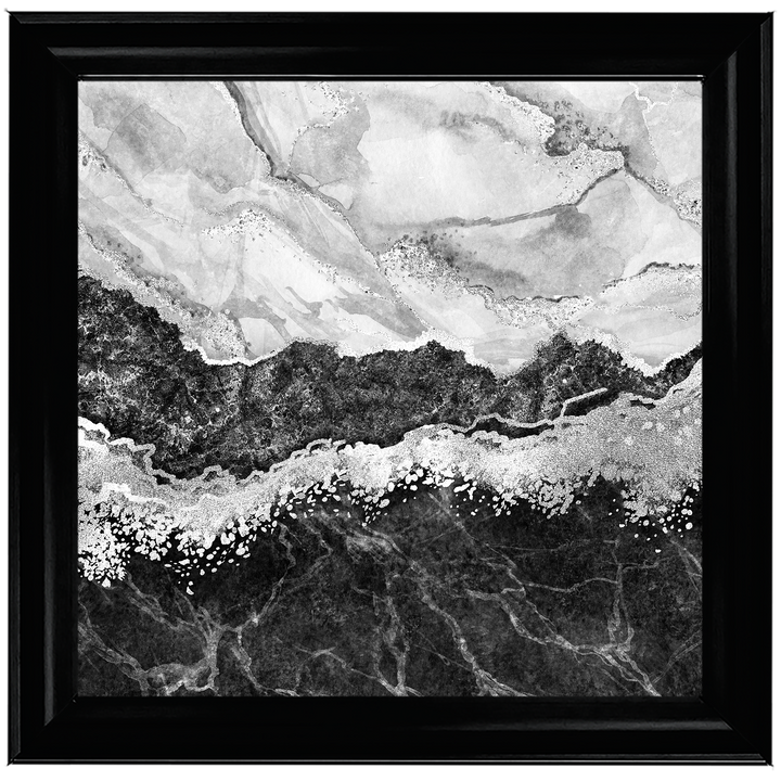 AB151 Abstract Black & Grey IV