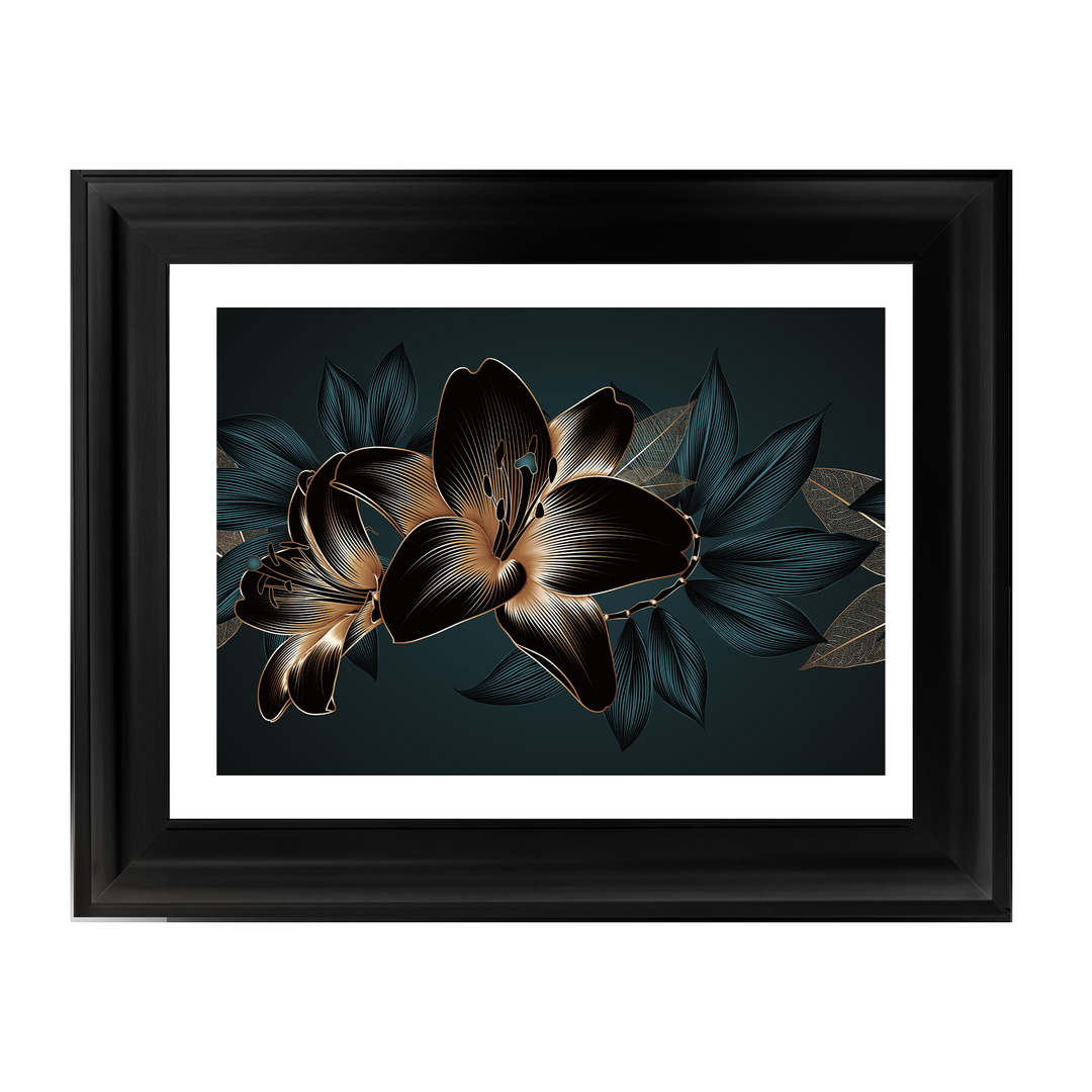 FL240 Black beauty flower II