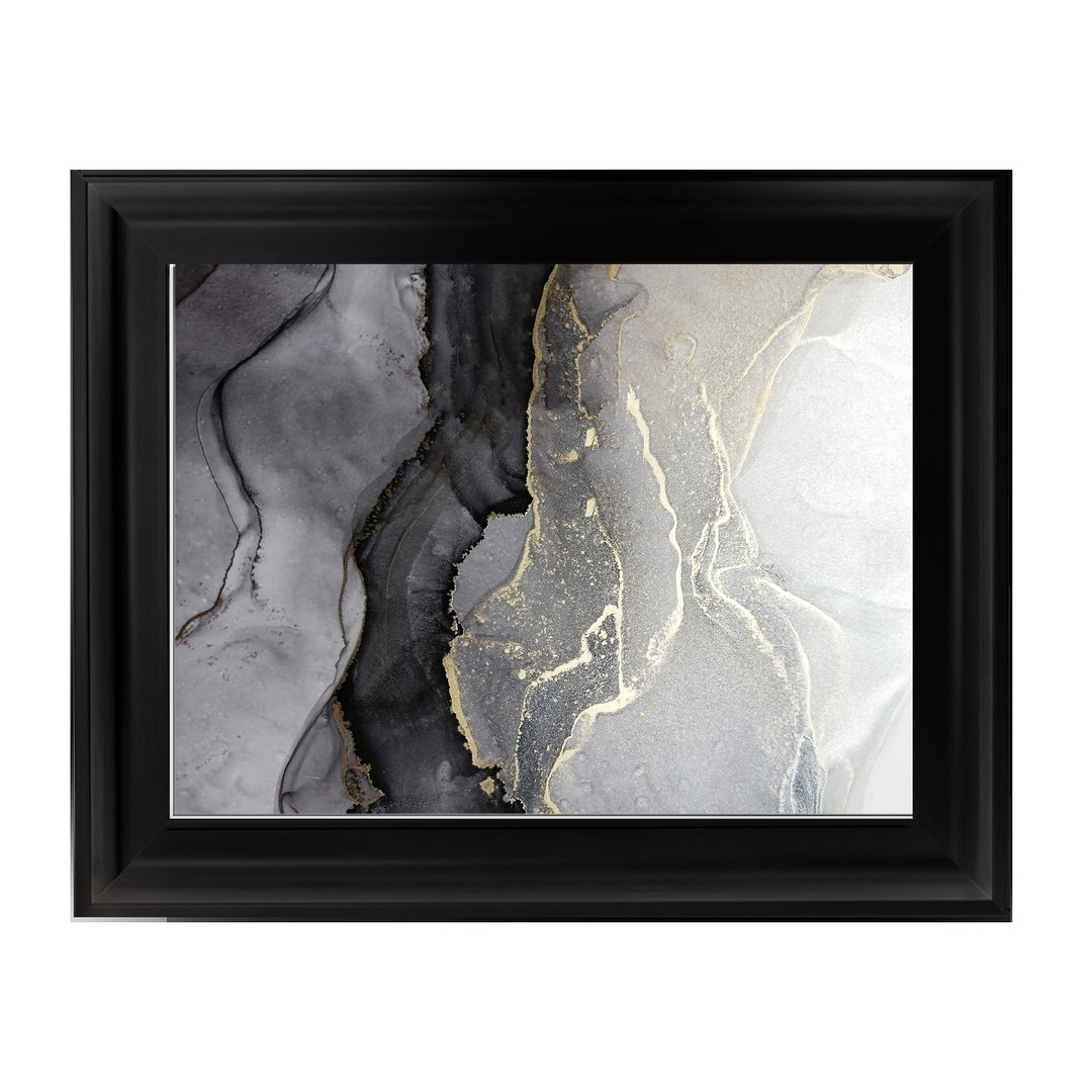 AB148 Abstract Black & Grey