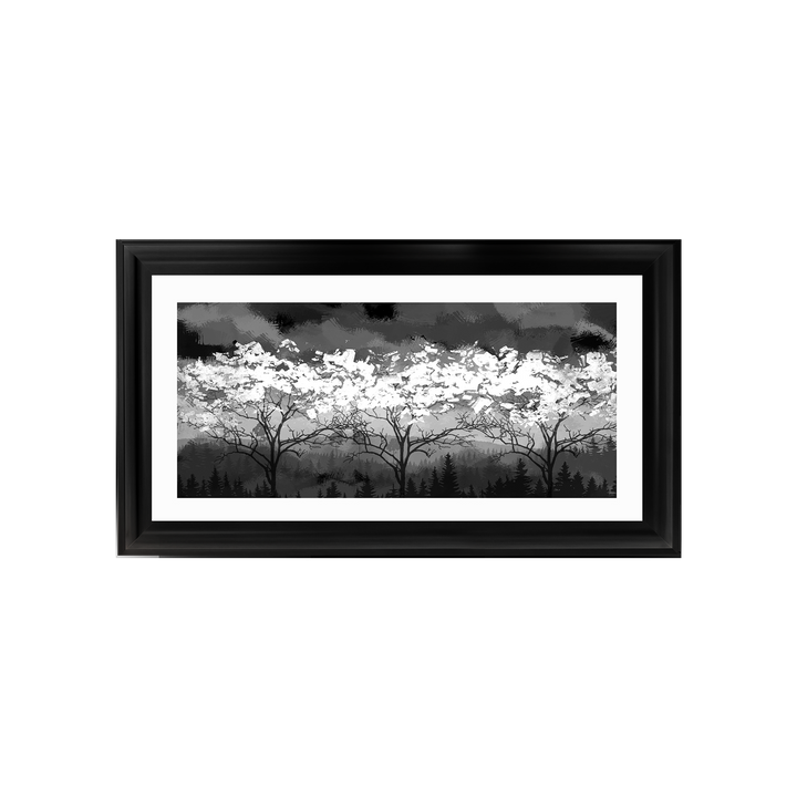 LS200 Black and white forest