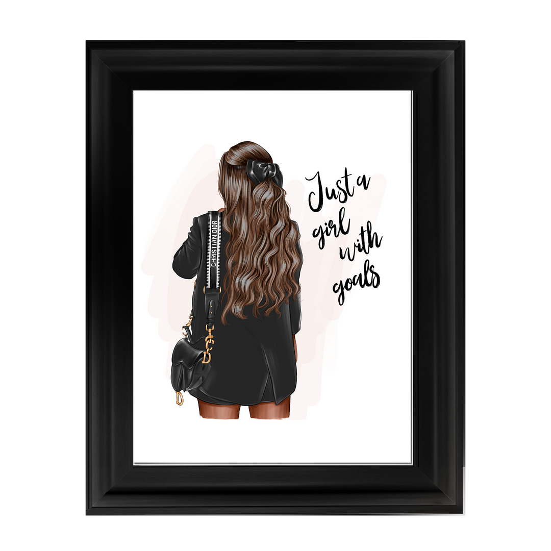 Copy of Girl with goals (Brunette)