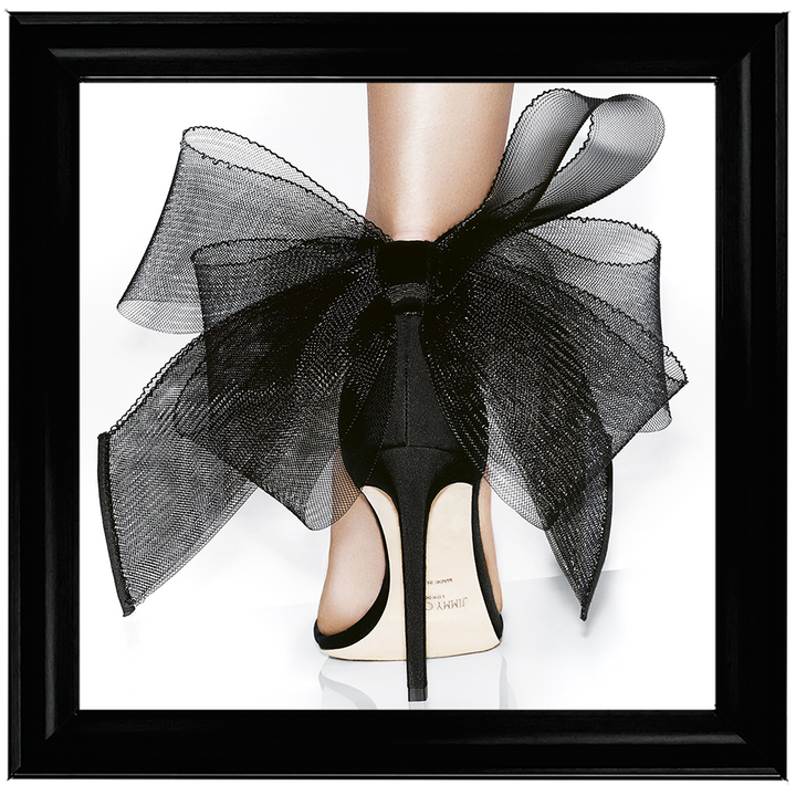 FS400 Black heel & bow