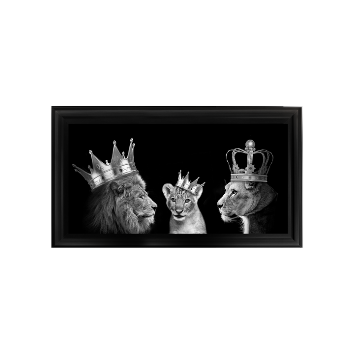 Lion trio family (Silver Crowns)