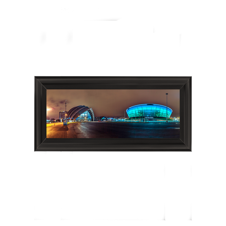 CY029 Evening view of Clyde Auditorium and SSE Hydro in Glasgow I