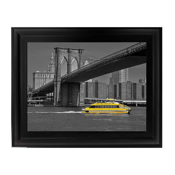 CY066 NY Water Taxi Under Brooklyn Bridge