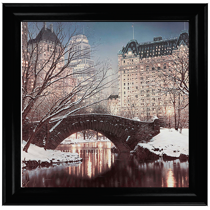 CY100 Gapstow Bridge in Winter, Central Park, New York