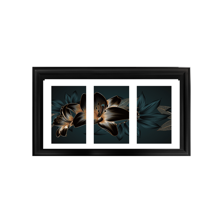 FL242 Black and blue beauty flower