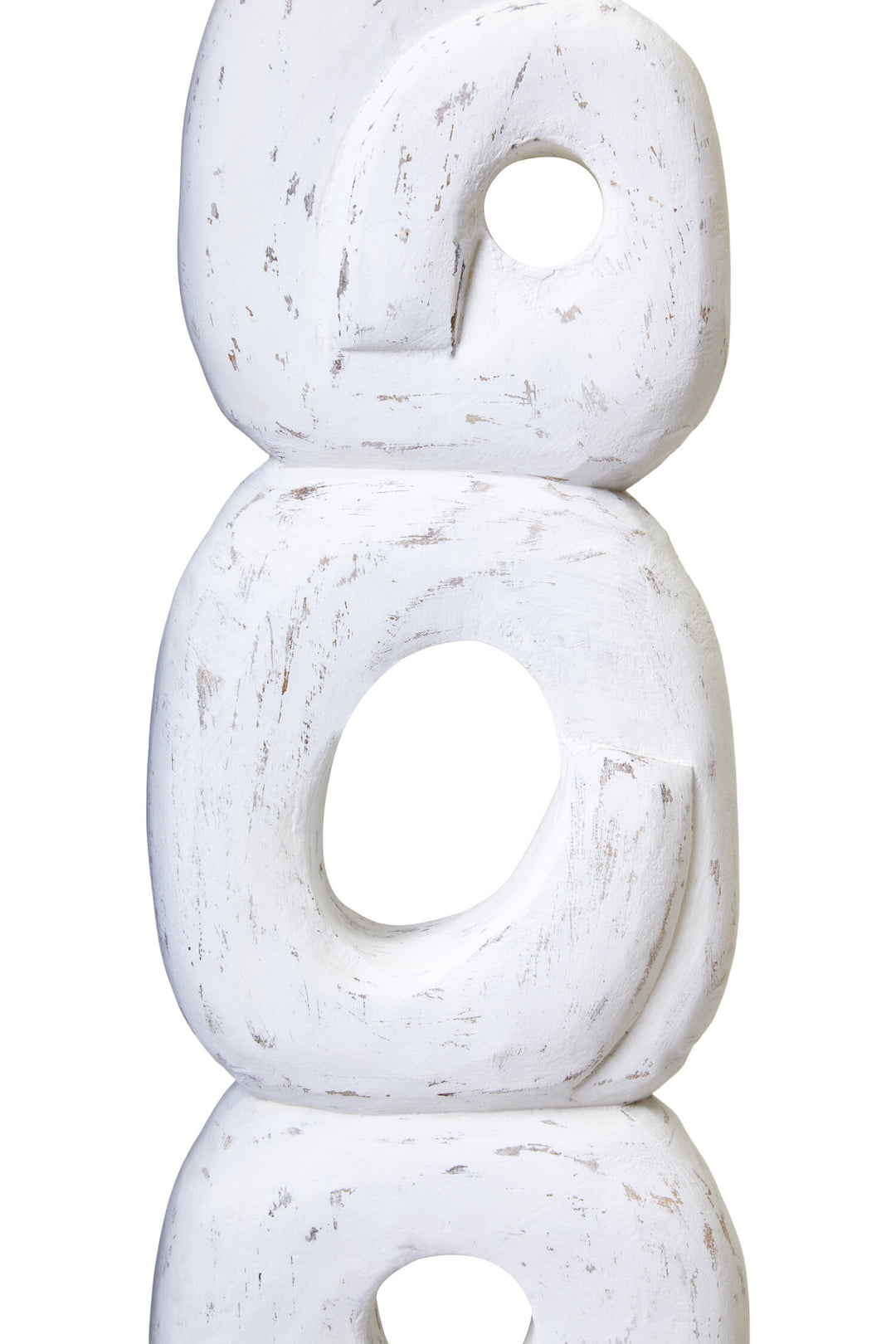 Rustic Wood Sculpture Ring Mango White Harbour