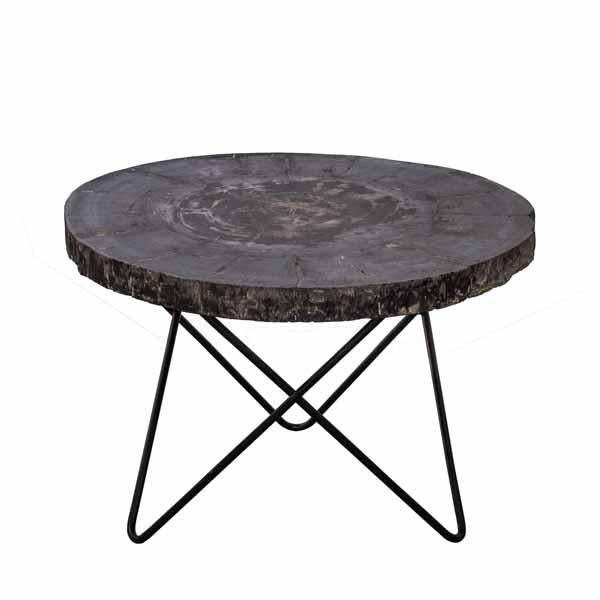 Trevior Wood Round Coffee Table