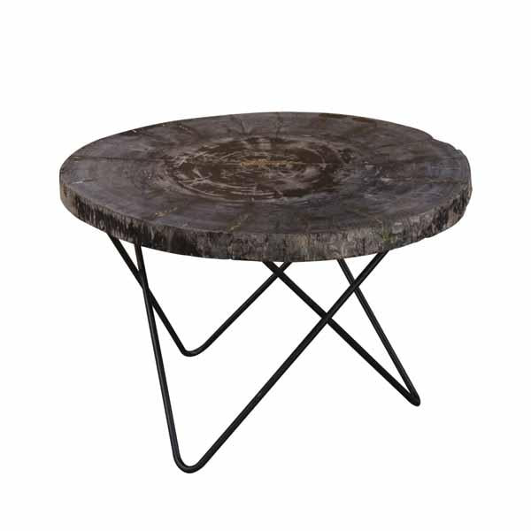 Trevior Wood Round Coffee Table