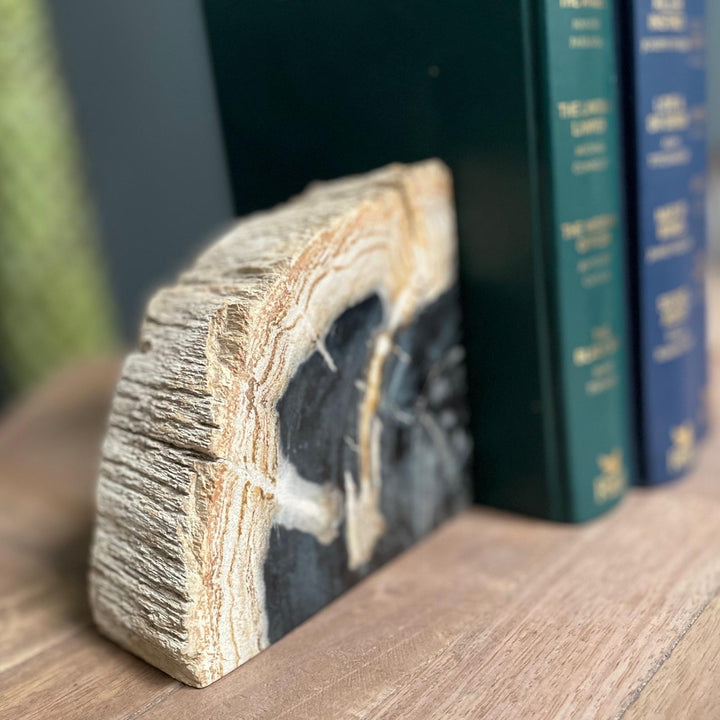 Trevior Wood Pair of Bookends
