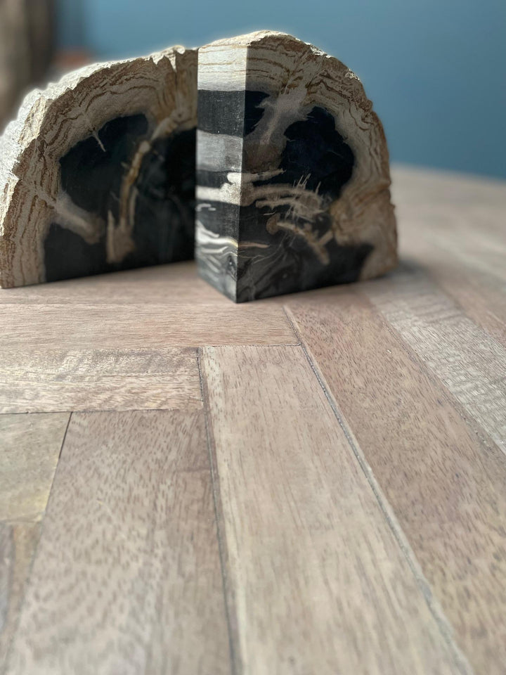 Trevior Wood Pair of Bookends