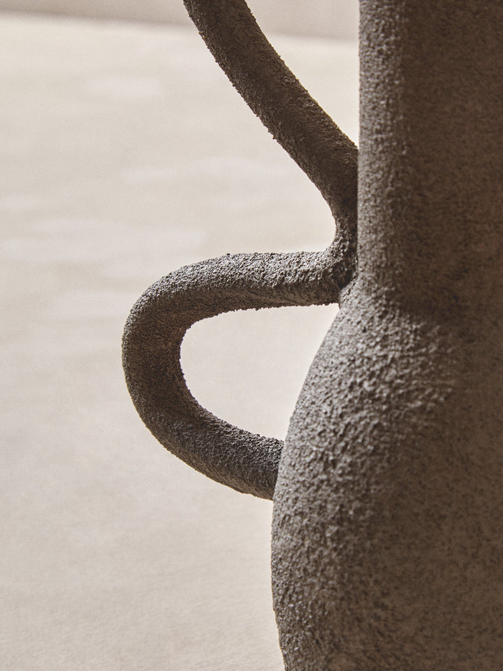 Vase Grey Small Textured Elvaris